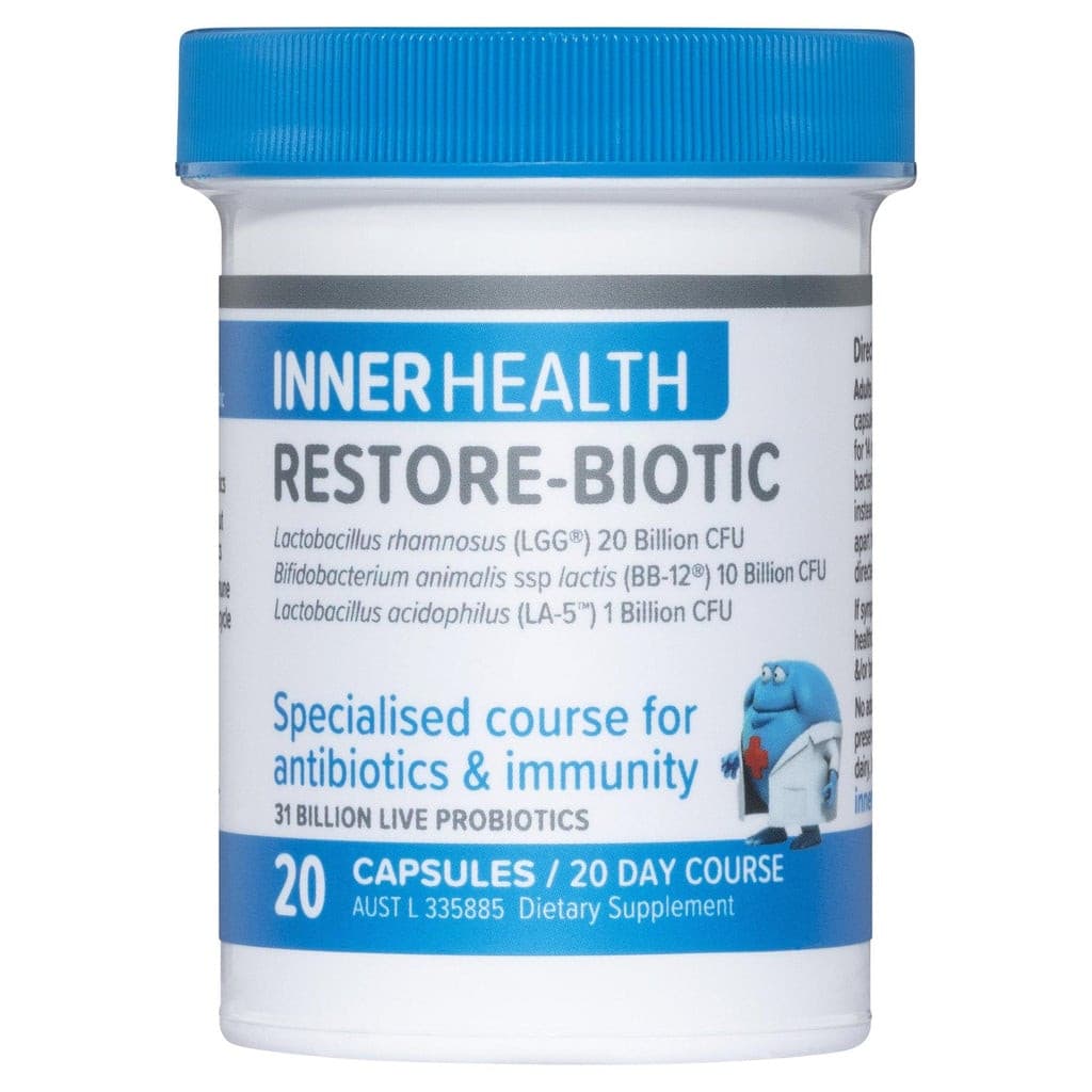 Inner Health Restore-Biotic 20 Capsules EXP:11/2022.