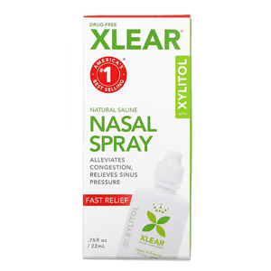 Xlear Natural Saline Nasal Spray with Xylitol Fast Relief 22 ml.