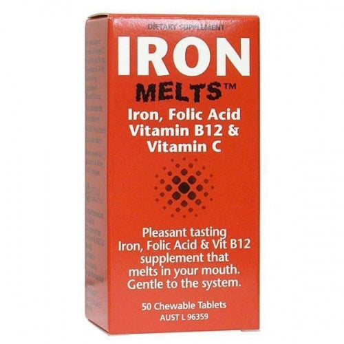 Iron Melts 50 Tablets.