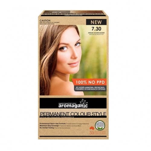 Aromaganic 7.30 PPD Mediumolden Blonde.