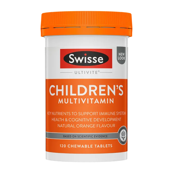 Swisse Children's Ultivite Multivitamin 120 Chewable Tablets