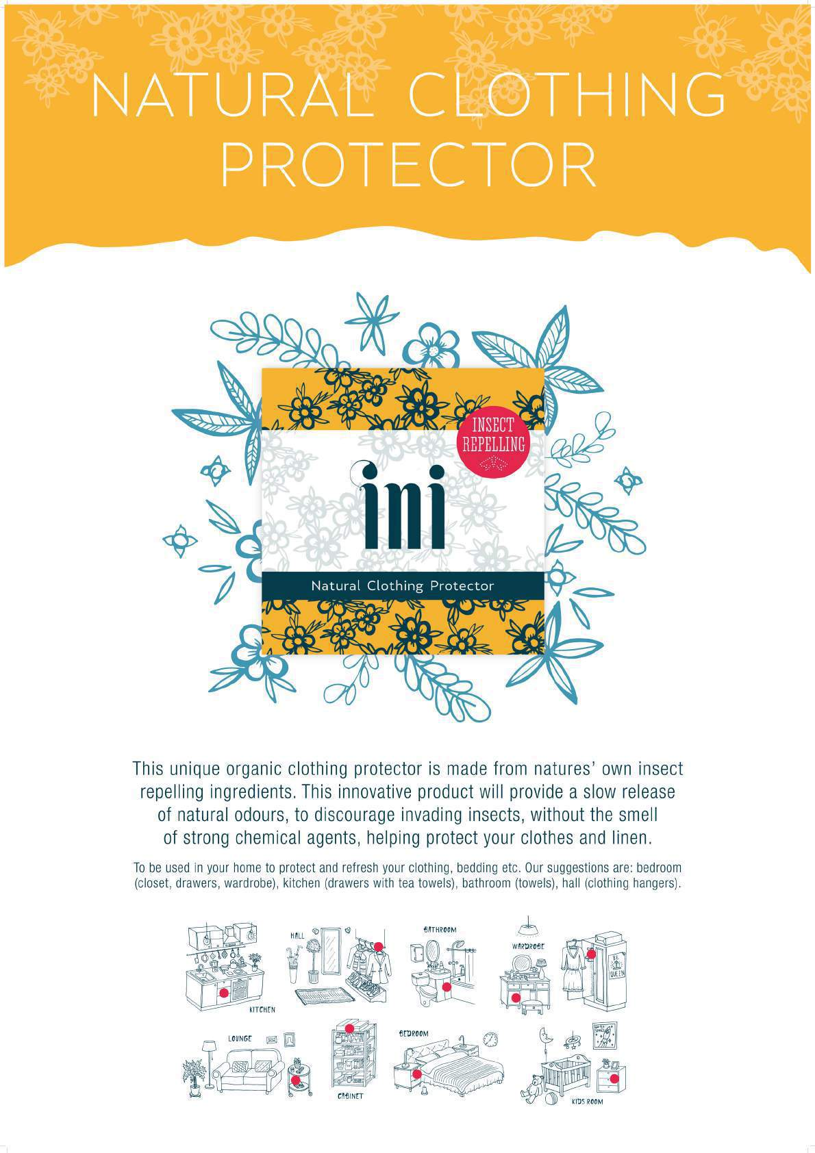 Ini Natural Clothing Protector 60g