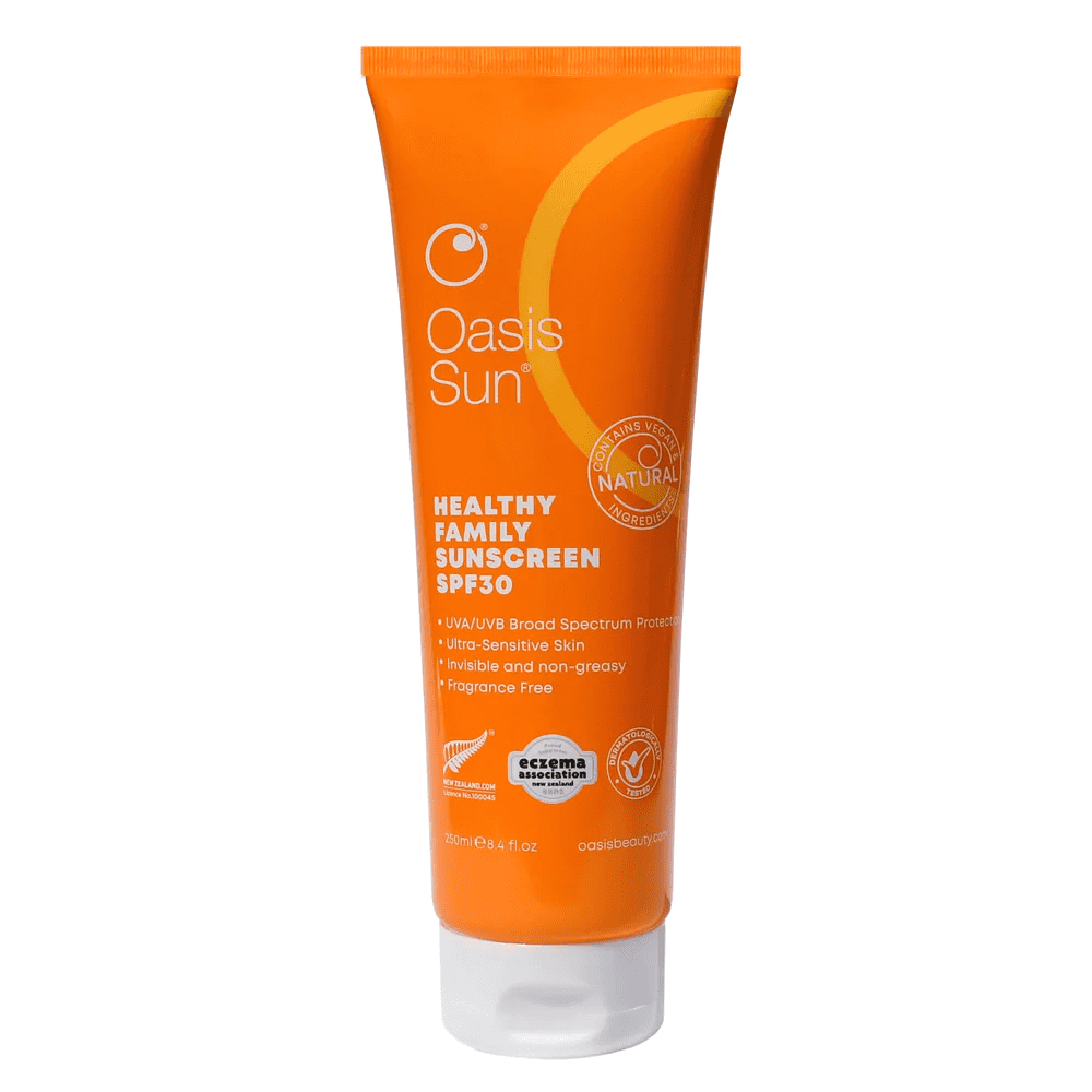 Oasis Sun Healthy Family Sunscreen SPF30 250ml Ocare Health&Beauty