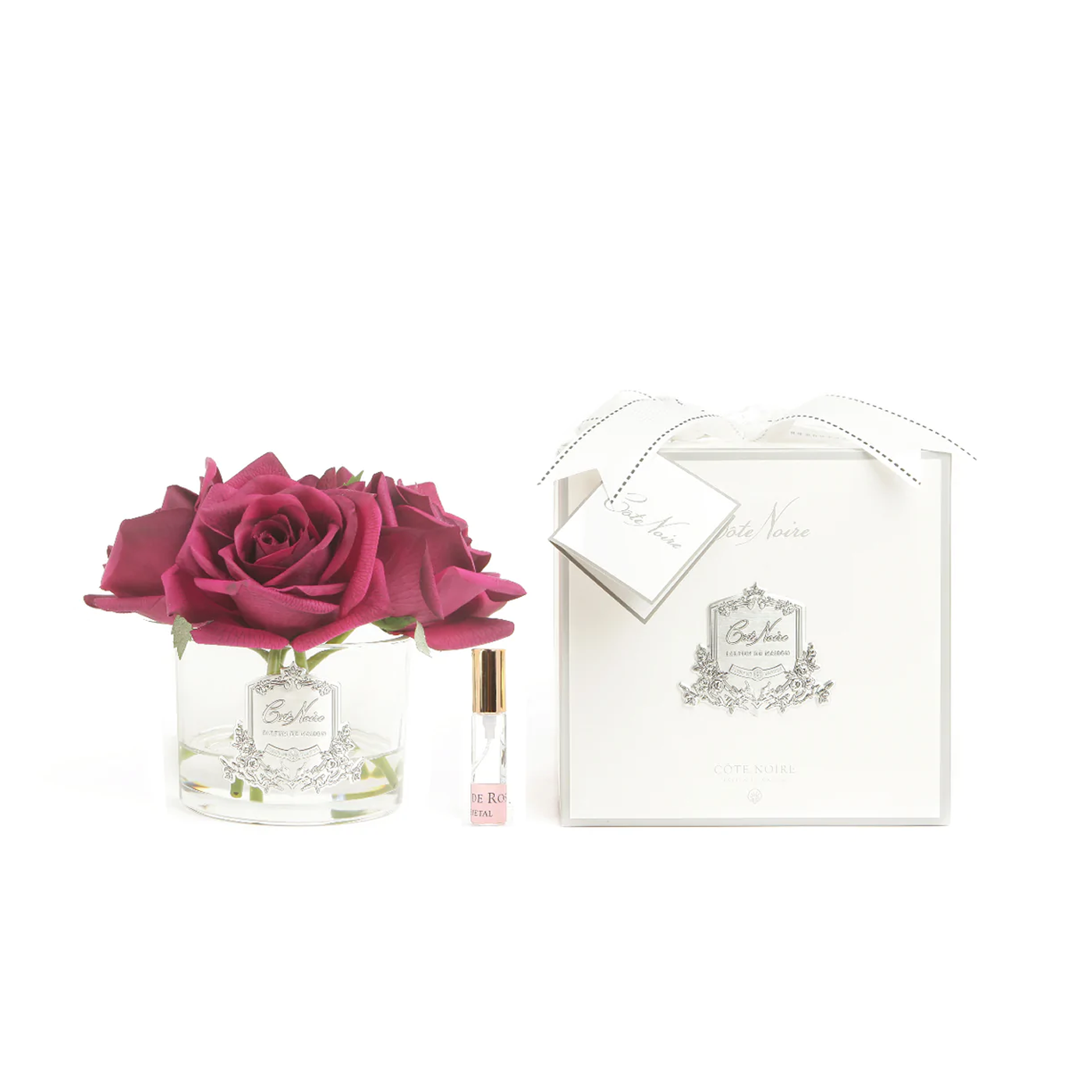 Cote Noire Perfumed Natural Touch 5 Roses - Clear - Carmine Red - GMR64.