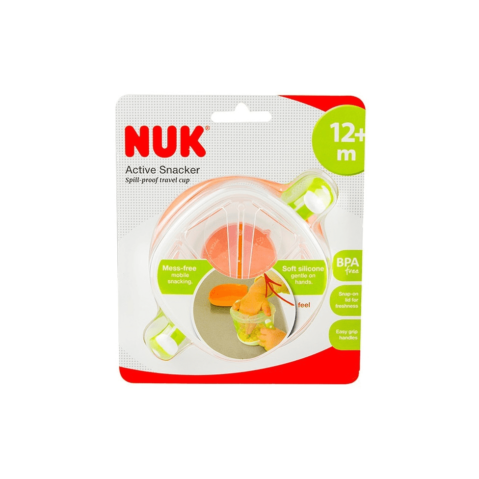 NUK Active Snacker Spill-proof Travel Cup 12M+.