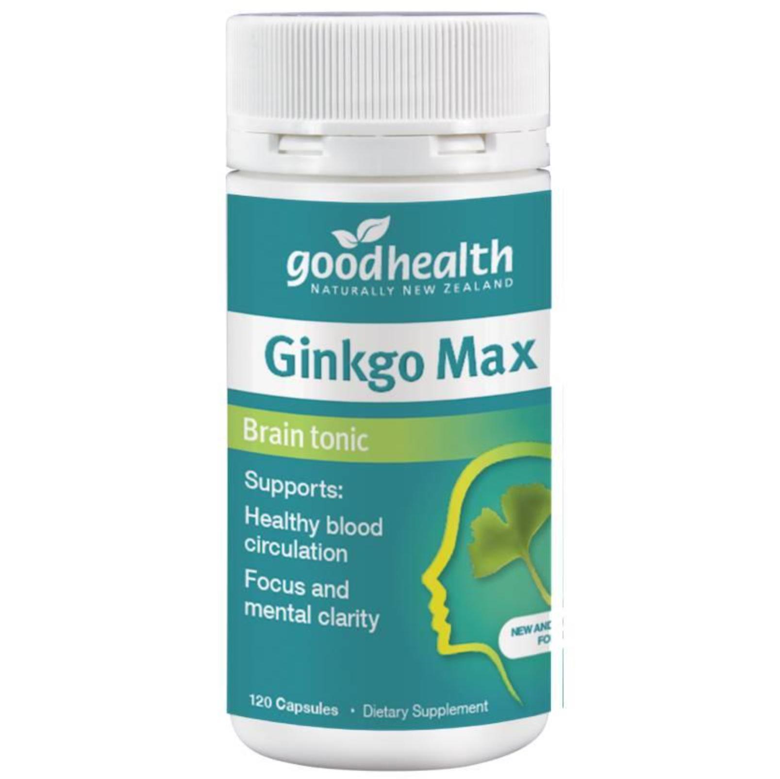 Good Health Ginkgo Max Brain Tonic 120 Tablets