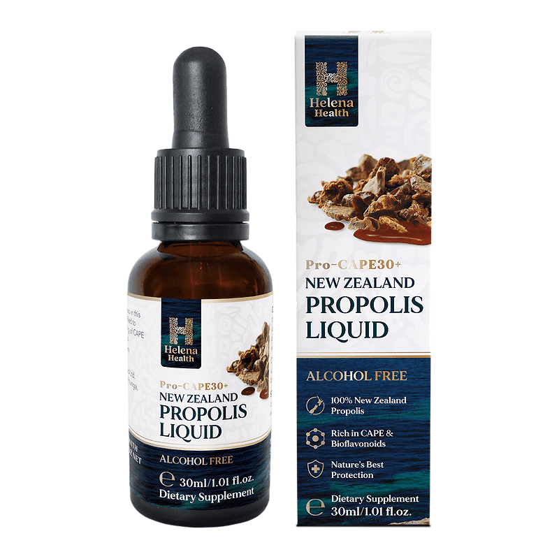 Helena Health Pro-CAPE30+ New Zealand Propolis Liquid.