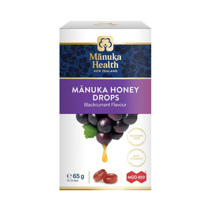 Manuka Health Manuka Honey Lozenge Blackcurrant 15 Lozenges.