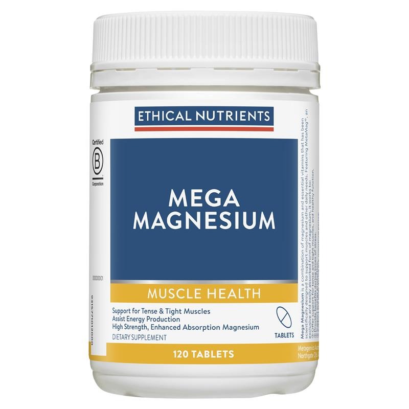 Ethical Nutrients Megazorb Mega Magnesium 120 Tablets.