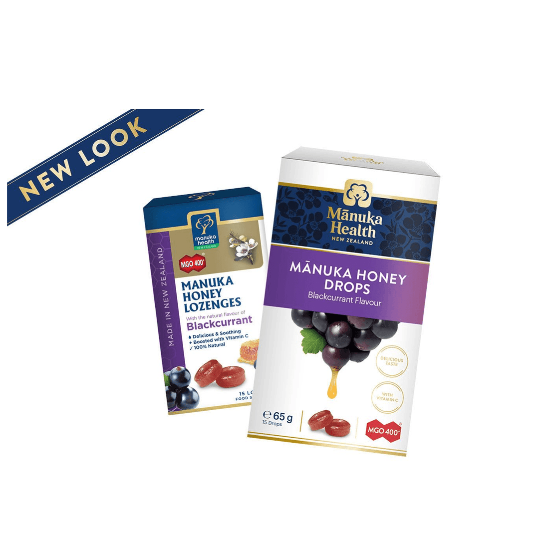 Manuka Health Manuka Honey Lozenge Blackcurrant 15 Lozenges - Clearance, image 2
