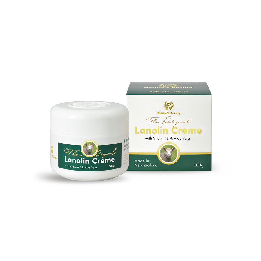 Nature's Beauty Lanolin Creme With Vitamin E & Aloe Vera 100g.