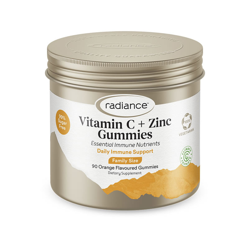 Radiance Adult Vitamin C + Zinc 90 Gummies.