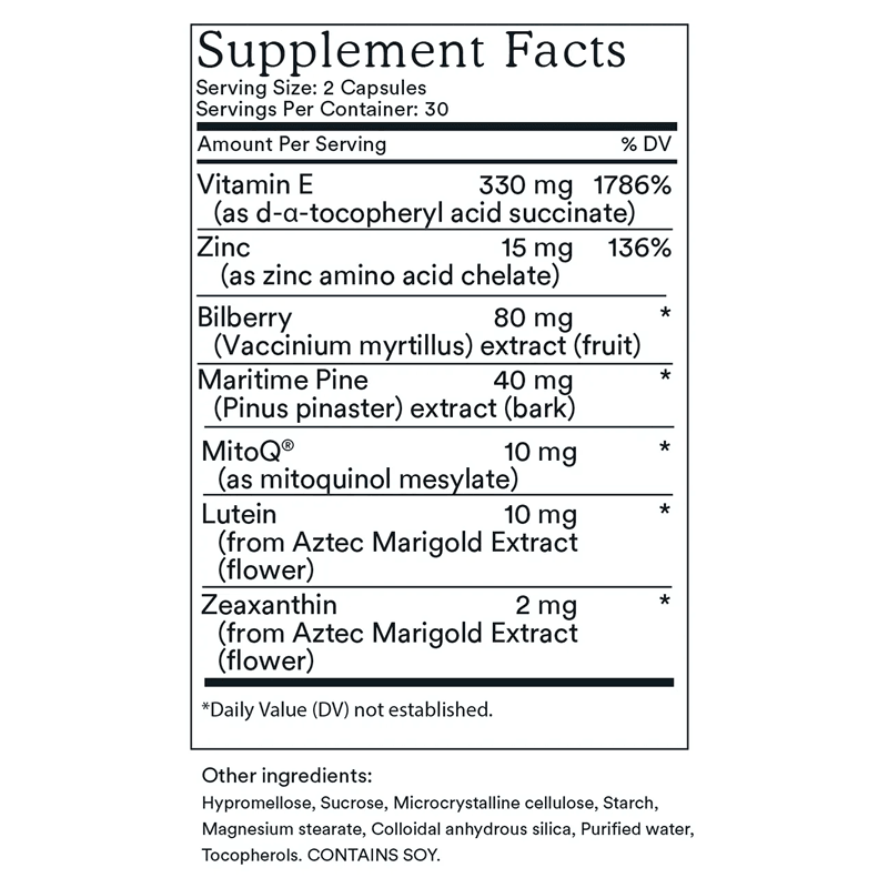 MitoQ Eye 60 Softgel Capsules, image 4