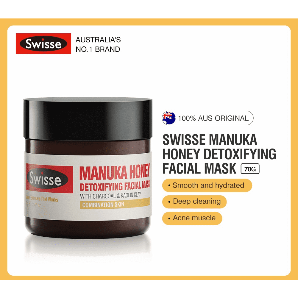 Swisse Manuka Honey Detoxifying Facial Mask 70g.