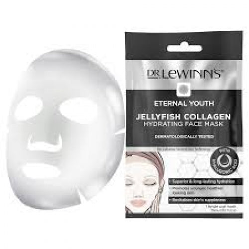 Dr. Lewinn's Eternal Youth Jellyfish Collagen Hydrating Face Mask 1 Pack.