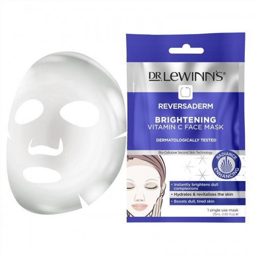 Dr. Lewinn's Reversaderm Brightening Vitamin C Face Mask 1 Pack.