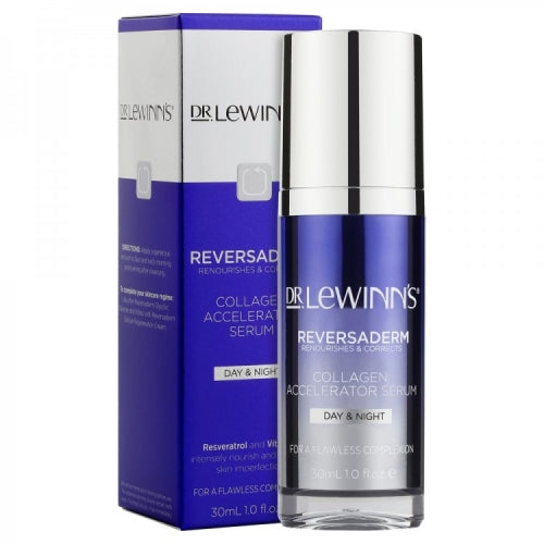 Dr. Lewinn's Reversaderm Collagen Accelerator Serum 30mL.