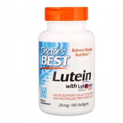 Doctor's Best Lutein featuring Lutemax 20mg.
