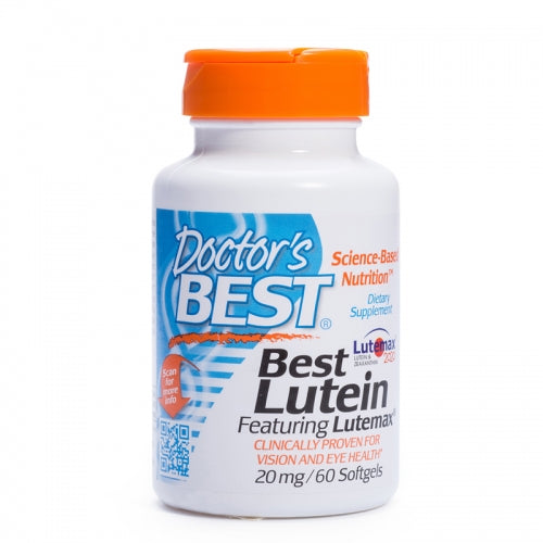 Doctor's Best Lutein featuring Lutemax 20mg.