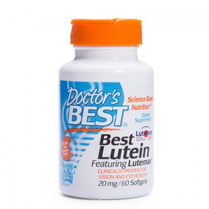 Doctor's Best Lutein featuring Lutemax 20mg.