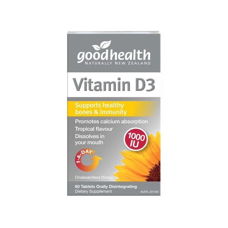 Good Health Vitamin D3 1000IU.