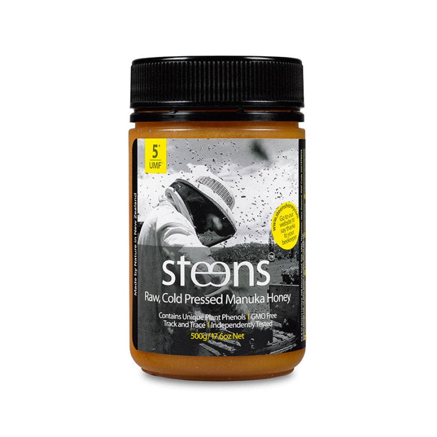 Steens UMF 5+Raw Manuka Honey Blend 500g EXP:05/2024.