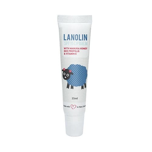 DQ&CO Lanolin SPF 15 Lip Balm (15ml).