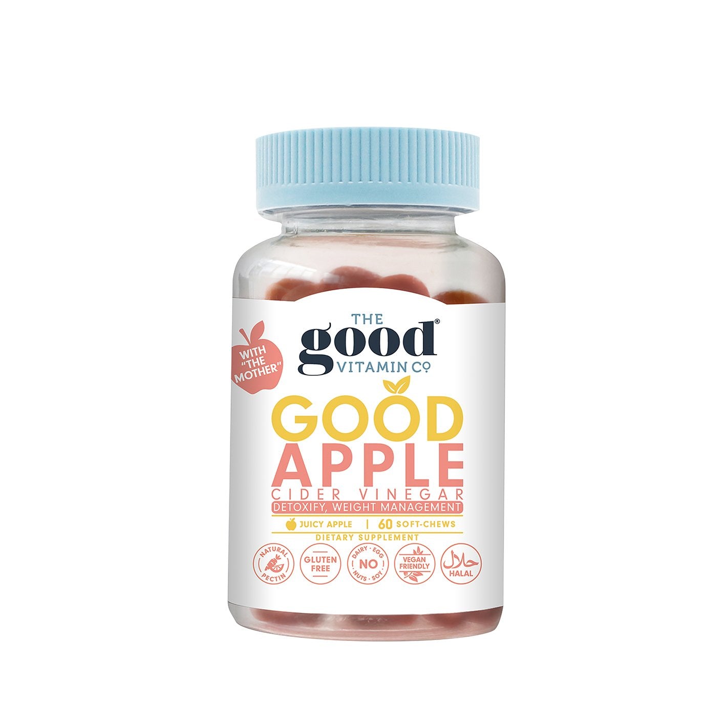 The Good Vitamin CO. Good Apple Cider Vinegar 60 Soft-Chews.