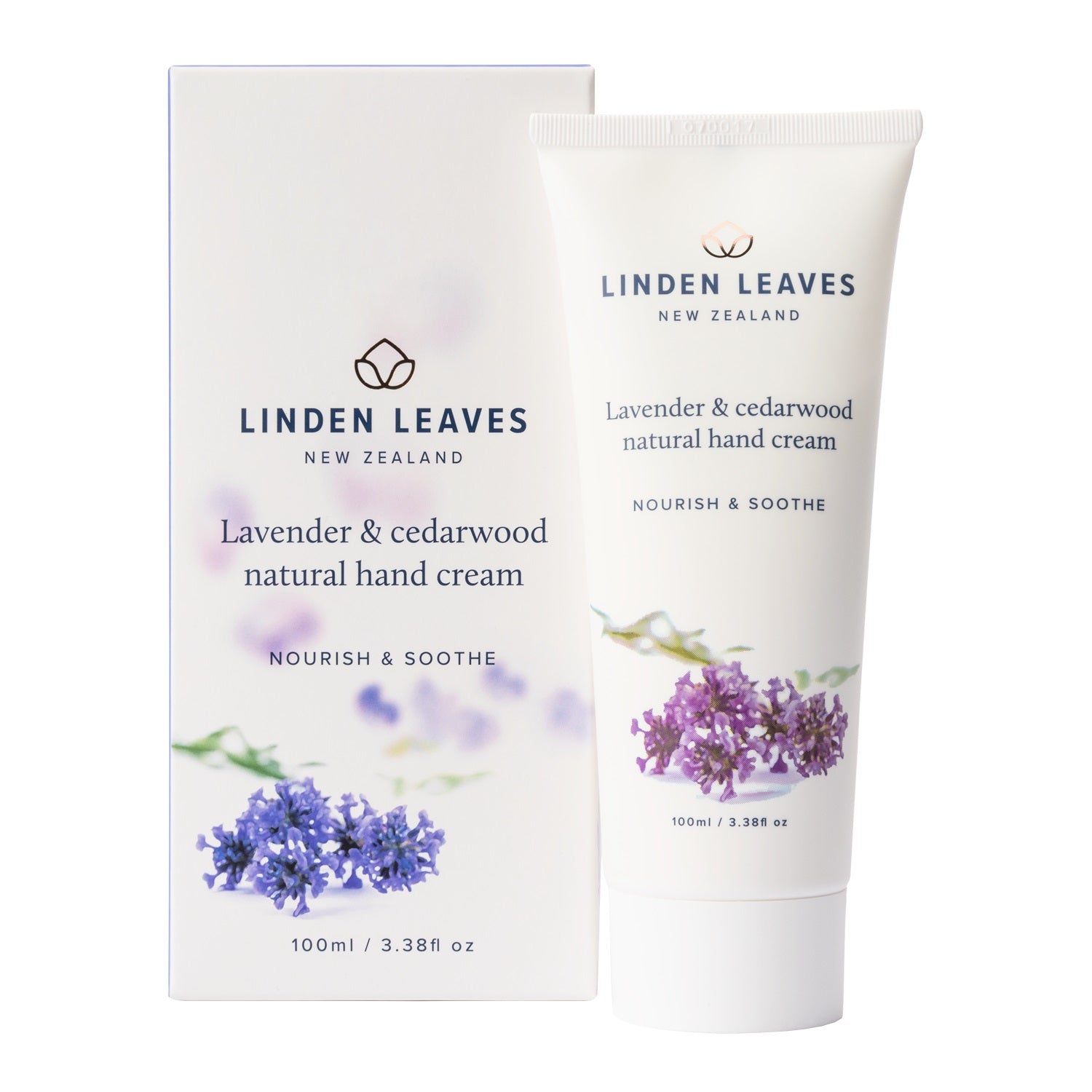 Linden Leaves Lavender & Cedarwood Natural Hand Cream 100ml.