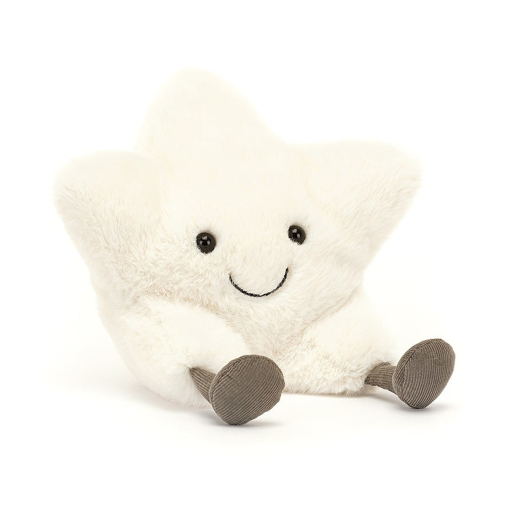 Jellycat Amuseable Cream Star One Size - H24 X W21 CM