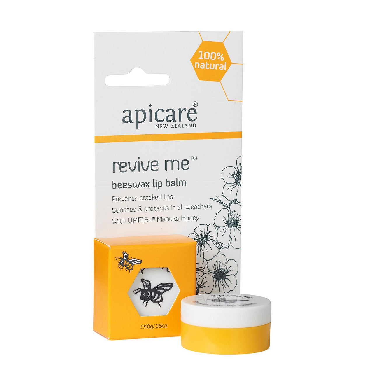 Apicare Revive Me Beeswax Lip Balm 10g.