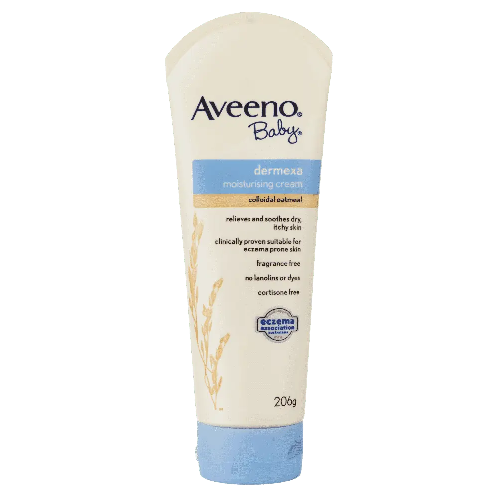 Aveeno Baby Dermexa Moisturising Cream 206g, Body Moisturisers, OCARE NZ