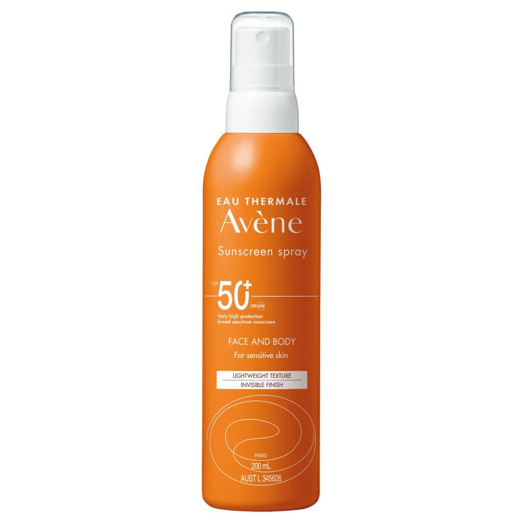 Avene Spf50+ Sunscreen Spray 200ml.