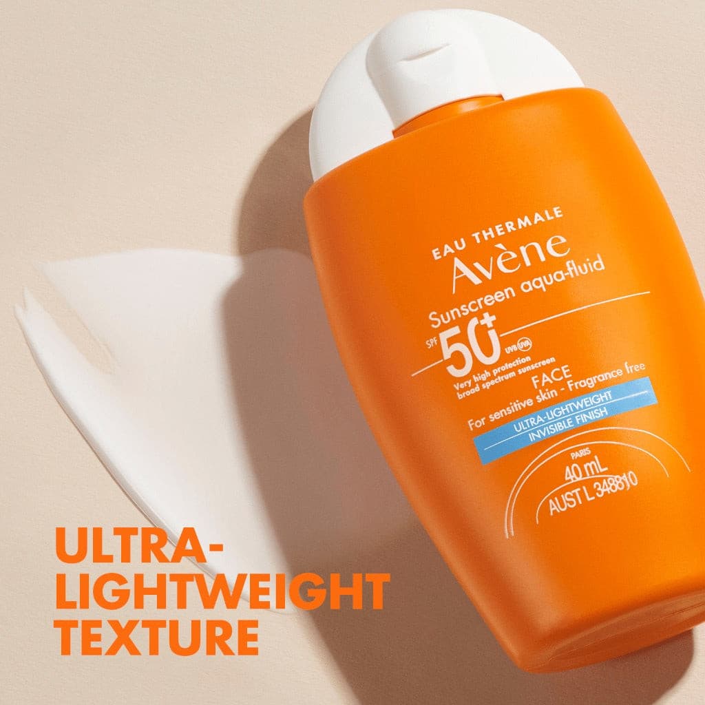 Avene Sunscreen Aqua Fluid Spf50+ 40ml.