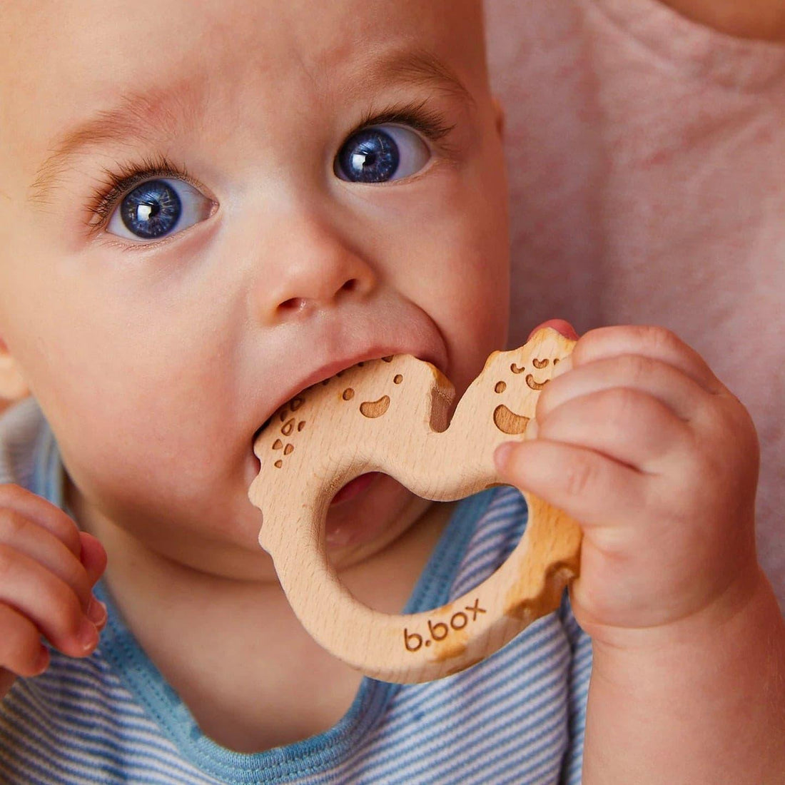 B.Box Trio Teether - Blush Monsters, image 2