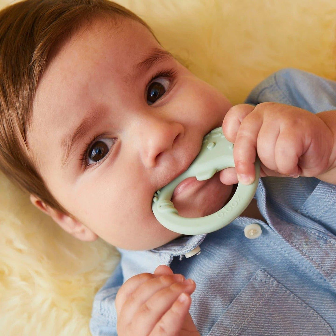 B.Box Trio Teether - Lullaby Blue Monsters, image 2