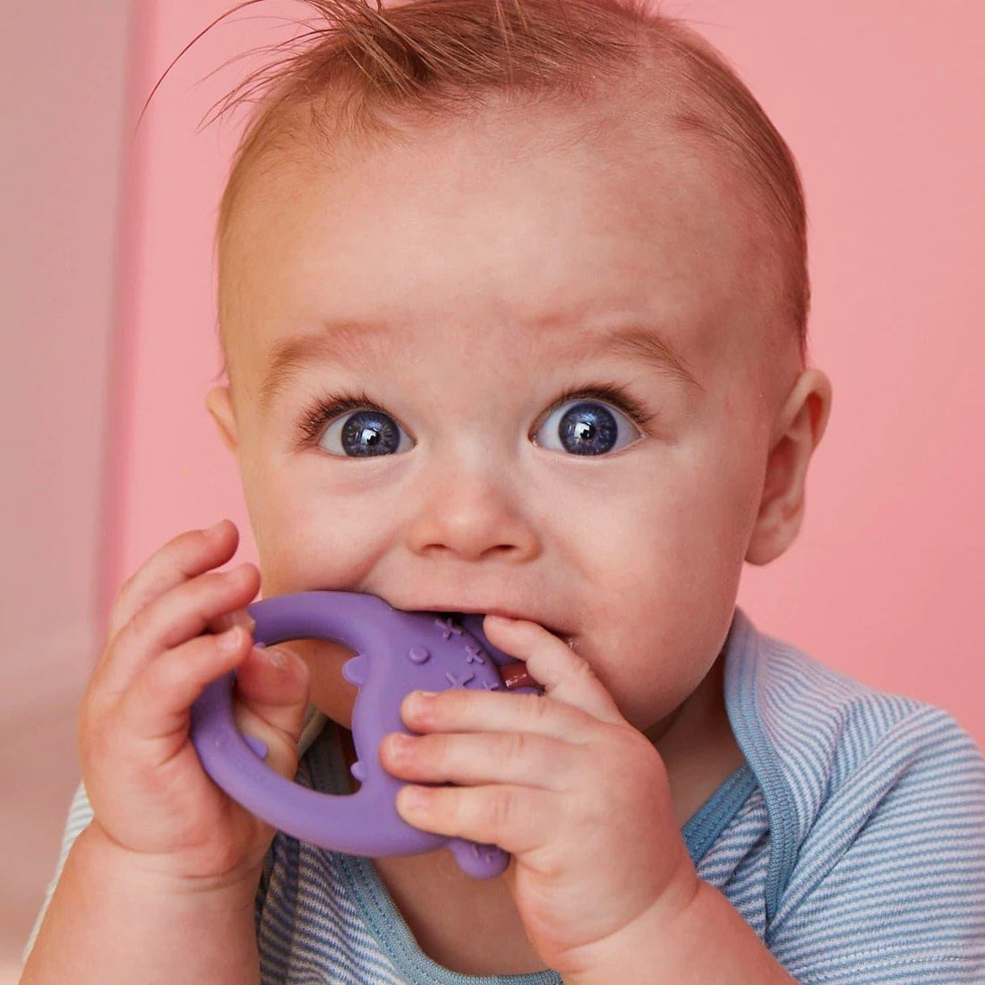 B.Box Trio Teether - Peony Monsters, image 2