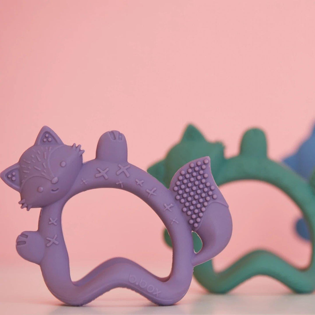 B.Box Wrist Teether - Peony Fox, image 2