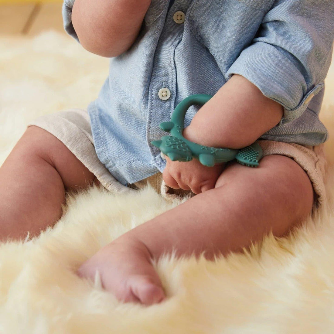 B.Box Wrist Teether - Sage Fox, image 2