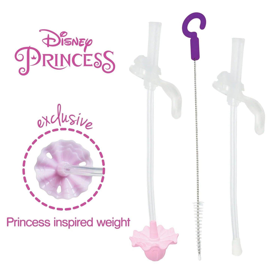 B.Box Disney Sippy Cup Replacement Straw Twin Pack, image 4