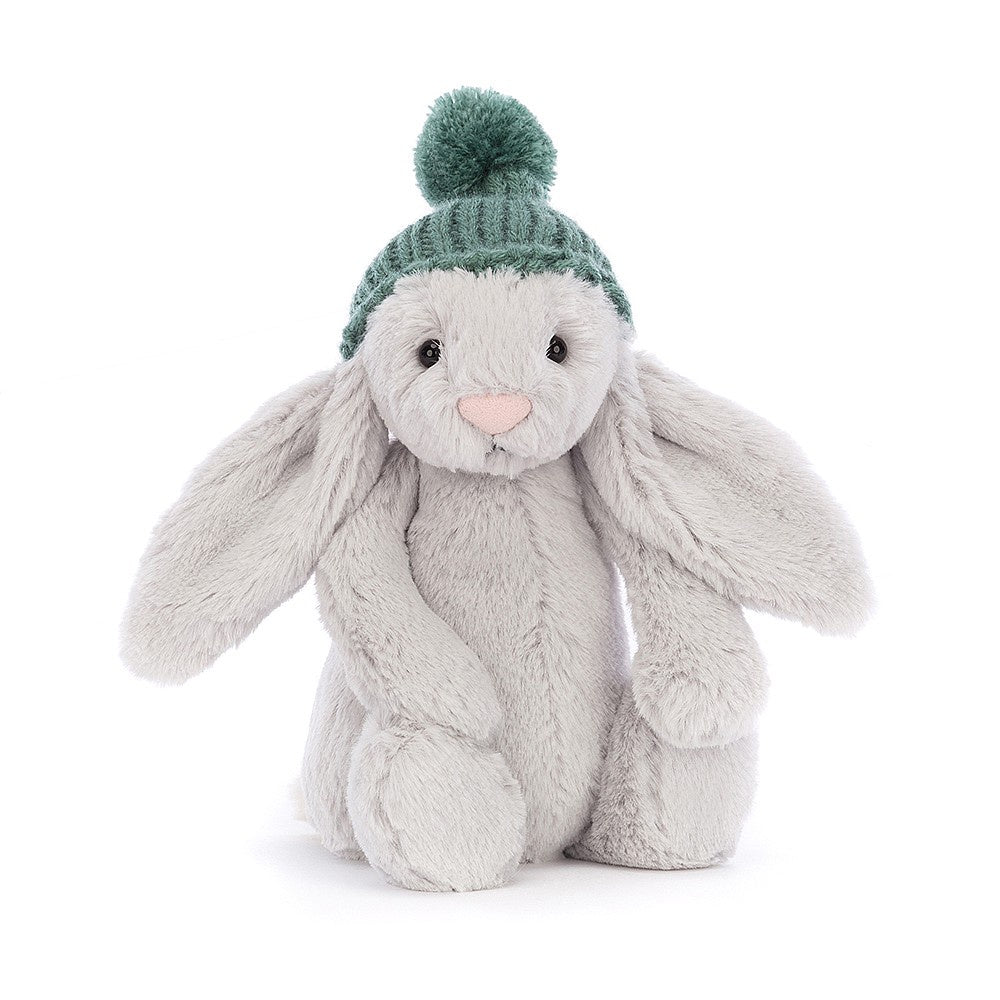 Jellycat Bashful Toasty Bunny Silver: A charming and snuggly silver bunny plush toy.