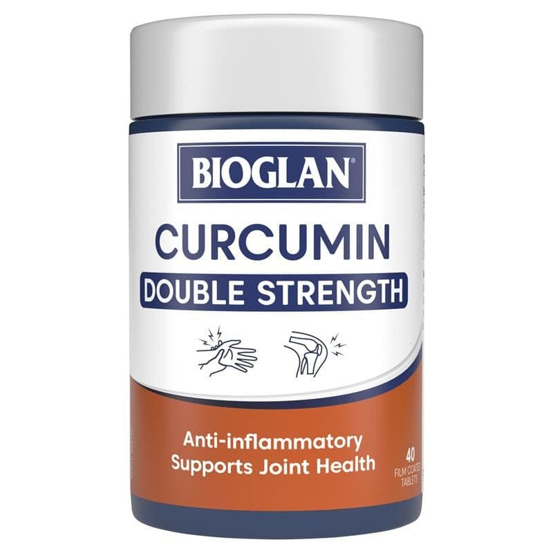 Bioglan Curcumin Double Strength 40 Tablets.