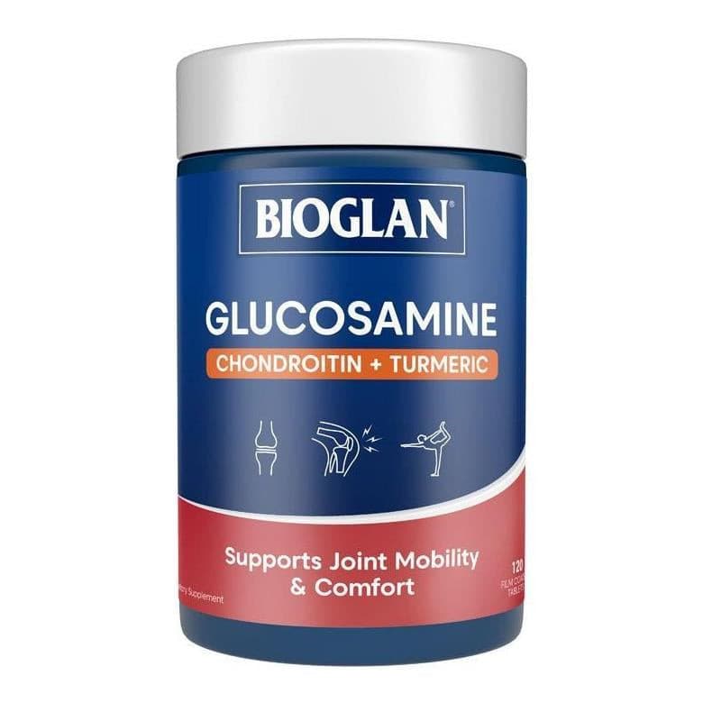 Bioglan Glucosamine +Chondrotin +Turmeric 120 Tablets.