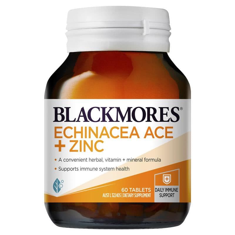 Blackmores Echinacea Ace + Zinc 60 Tablets.