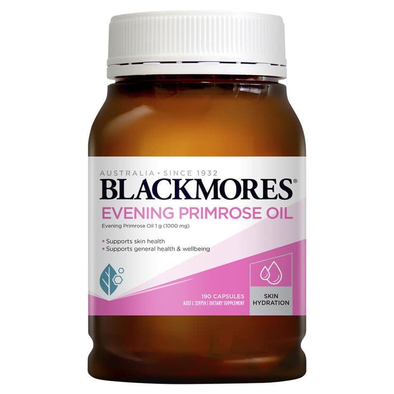 Blackmores Evening Primrose Oil Amber Tub 190 Capsules.