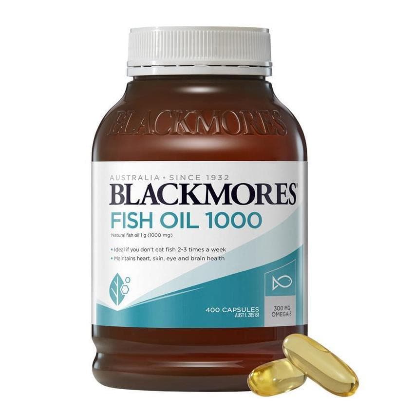 Blackmores Fish Oil 1000 Amber Tub.