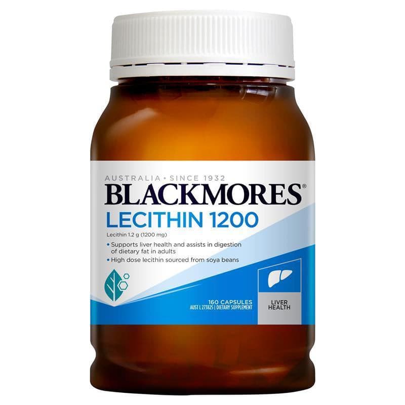 Blackmores Lecithin 1200 160 Capsules.