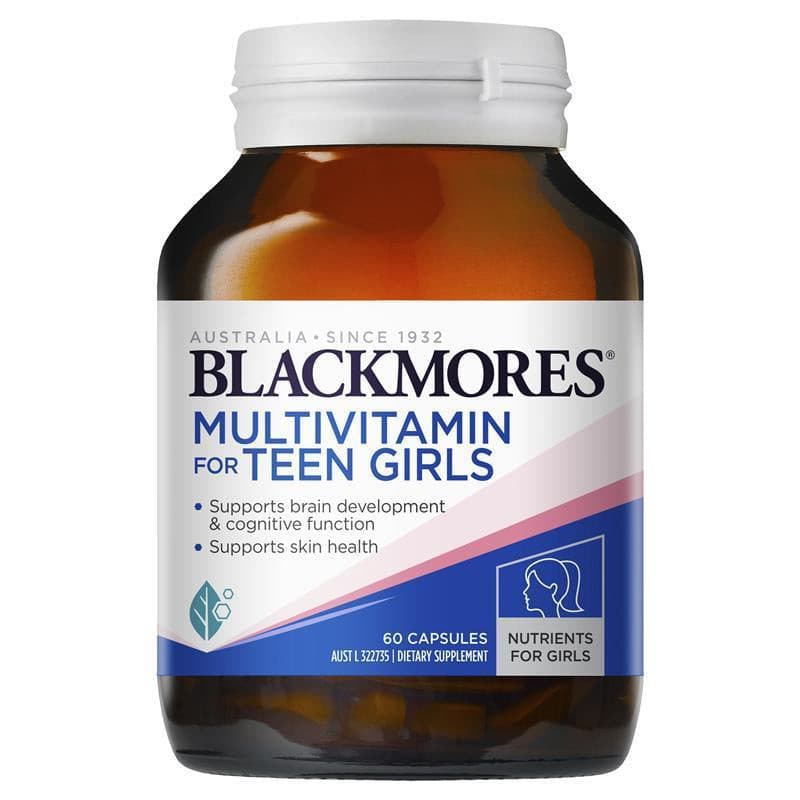 Blackmores Multivitamin for Teen Girls 60 Capsules.