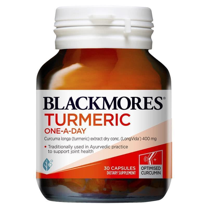 Blackmores Turmeric One-A-Day 30 Capsules.