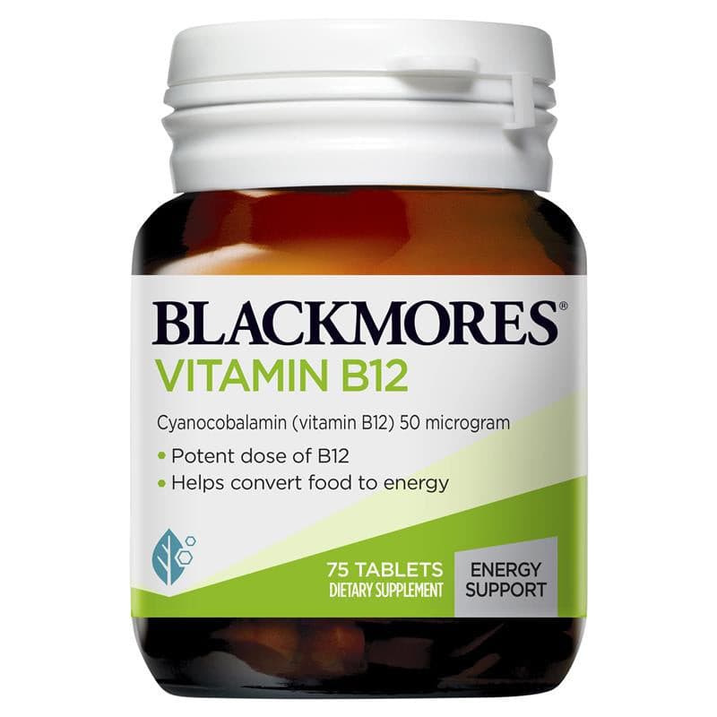 Blackmores Vitamin B12 75 Tablets.